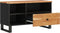 vidaXL - Tv-meubel - 80x33x46 - cm - massief - acaciahout - en - bewerkt - hout