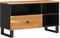 vidaXL - Tv-meubel - 80x33x46 - cm - massief - acaciahout - en - bewerkt - hout