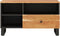 vidaXL - Tv-meubel - 80x33x46 - cm - massief - acaciahout - en - bewerkt - hout