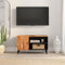 vidaXL - Tv-meubel - 80x33x46 - cm - massief - acaciahout