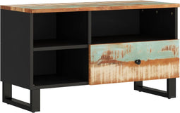 vidaXL - Tv-meubel - 80x33x46 - cm - massief - hergebruikt - hout - en - bewerkt - hout