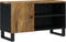 vidaXL - Tv-meubel - 80x33x46 - cm - massief - mangohout - en - bewerkt - hout