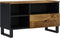 vidaXL - Tv-meubel - 80x33x46 - cm - massief - mangohout - en - bewerkt - hout