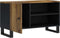 vidaXL - Tv-meubel - 80x33x46 - cm - massief - mangohout - en - bewerkt - hout