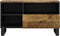 vidaXL - Tv-meubel - 80x33x46 - cm - massief - mangohout - en - bewerkt - hout