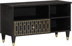 vidaXL - Tv-meubel - 80x33x46 - cm - massief - mangohout