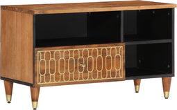 vidaXL - Tv-meubel - 80x33x46 - cm - massief - mangohout