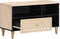 vidaXL - Tv-meubel - 80x33x46 - cm - massief - mangohout
