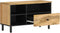 vidaXL - Tv-meubel - 80x33x46 - cm - massief - mangohout