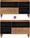 vidaXL - Tv-meubel - 80x33x46 - cm - massief - mangohout