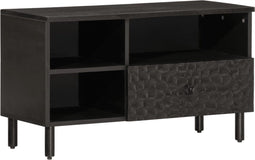 vidaXL - Tv-meubel - 80x33x46 - cm - massief - mangohout - zwart
