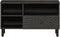 vidaXL - Tv-meubel - 80x33x46 - cm - massief - mangohout - zwart
