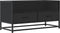 vidaXL - Tv-meubel - 80x34,5x40 - cm - bewerkt - hout - en - metaal - zwart