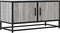 vidaXL - Tv-meubel - 80x34,5x40 - cm - bewerkt - hout - metaal - grijs - sonoma - eiken