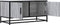 vidaXL - Tv-meubel - 80x34,5x40 - cm - bewerkt - hout - metaal - grijs - sonoma - eiken