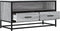vidaXL - Tv-meubel - 80x34,5x40 - cm - bewerkt - hout - metaal - grijs - sonoma - eiken