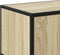 vidaXL - Tv-meubel - 80x34,5x40 - cm - bewerkt - hout - metaal - sonoma - eikenkleurig
