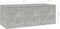 vidaXL - Tv-meubel - 80x34x30 - cm - bewerkt - hout - betongrijs