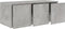 vidaXL - Tv-meubel - 80x34x30 - cm - bewerkt - hout - betongrijs