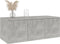 vidaXL - Tv-meubel - 80x34x30 - cm - bewerkt - hout - betongrijs