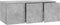 vidaXL - Tv-meubel - 80x34x30 - cm - bewerkt - hout - betongrijs