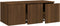 vidaXL - Tv-meubel - 80x34x30 - cm - bewerkt - hout - bruin - eikenkleur