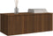 vidaXL - Tv-meubel - 80x34x30 - cm - bewerkt - hout - bruin - eikenkleur
