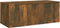vidaXL - Tv-meubel - 80x34x30 - cm - bewerkt - hout - gerookt - eikenkleurig