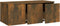 vidaXL - Tv-meubel - 80x34x30 - cm - bewerkt - hout - gerookt - eikenkleurig