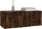 vidaXL - Tv-meubel - 80x34x30 - cm - bewerkt - hout - gerookt - eikenkleurig