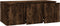 vidaXL - Tv-meubel - 80x34x30 - cm - bewerkt - hout - gerookt - eikenkleurig