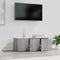 vidaXL - Tv-meubel - 80x34x30 - cm - bewerkt - hout - grijs - sonoma - eikenkleurig