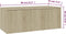 vidaXL - Tv-meubel - 80x34x30 - cm - bewerkt - hout - sonoma - eikenkleurig