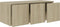 vidaXL - Tv-meubel - 80x34x30 - cm - bewerkt - hout - sonoma - eikenkleurig