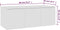 vidaXL - Tv-meubel - 80x34x30 - cm - bewerkt - hout - wit