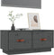 vidaXL - Tv-meubel - 80x34x35 - cm - massief - grenenhout - grijs