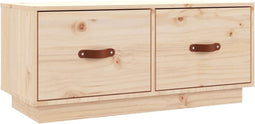 vidaXL - Tv-meubel - 80x34x35 - cm - massief - grenenhout