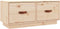 vidaXL - Tv-meubel - 80x34x35 - cm - massief - grenenhout