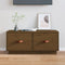 vidaXL - Tv-meubel - 80x34x35 - cm - massief - grenenhout - honingbruin