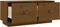 vidaXL - Tv-meubel - 80x34x35 - cm - massief - grenenhout - honingbruin