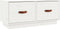 vidaXL - Tv-meubel - 80x34x35 - cm - massief - grenenhout - wit