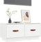vidaXL - Tv-meubel - 80x34x35 - cm - massief - grenenhout - wit