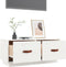 vidaXL - Tv-meubel - 80x34x35 - cm - massief - grenenhout - wit