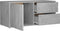 vidaXL - Tv-meubel - 80x34x36 - cm - bewerkt - hout - betongrijs
