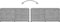 vidaXL - Tv-meubel - 80x34x36 - cm - bewerkt - hout - betongrijs