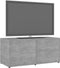 vidaXL - Tv-meubel - 80x34x36 - cm - bewerkt - hout - betongrijs