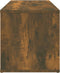 vidaXL - Tv-meubel - 80x34x36 - cm - bewerkt - hout - gerookt - eikenkleurig