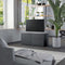 vidaXL - Tv-meubel - 80x34x36 - cm - bewerkt - hout - grijs