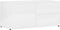 vidaXL - Tv-meubel - 80x34x36 - cm - bewerkt - hout - hoogglans - wit