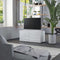 vidaXL - Tv-meubel - 80x34x36 - cm - bewerkt - hout - hoogglans - wit